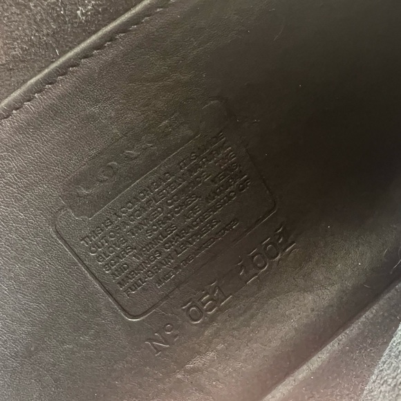 1980s Vintage coach crossbody leather bag - Picture 10 of 10